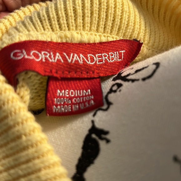 Gloria Vanderbilt Medium Yellow sweater vest - Picture 5 of 7